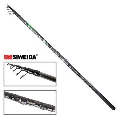 Meškerė Siweida ATLANTIC TELE BOLO trumpakotis 3.60m iki 60g