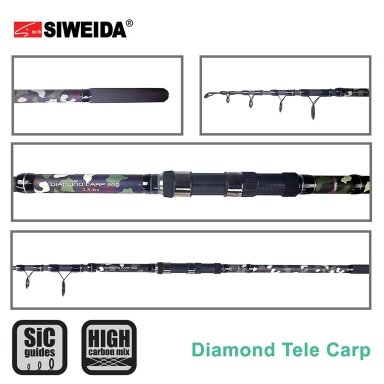 Meškerė Siweida DIAMOND CARP TELE 3.60m 3.5lbs
