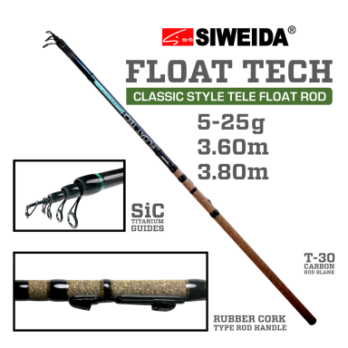 Meškerė Siweida FLOAT TECH 3.60m 5-25g