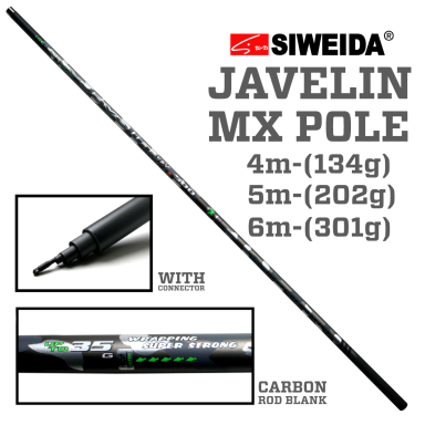 Meškerė Siweida JAVELIN MX POLE 5.00m iki 35g