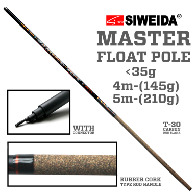 Meškerė Siweida MASTER FLOAT POLE 5.00m iki 35g