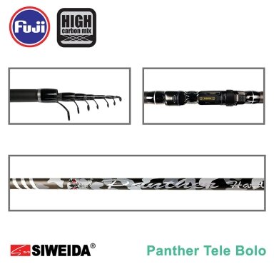 Meškerė Siweida PANTER HARD TELE BOLO 5.00m iki 45g