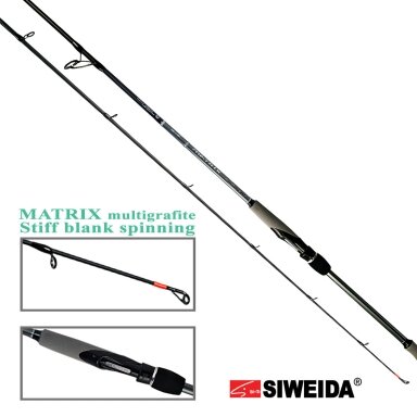 Siweida MATRIX spiningas multigrafite 2.10m 40-80g iki 8kg