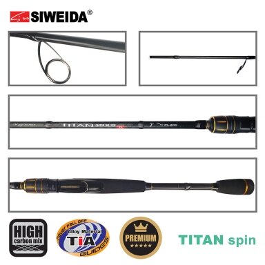 Spiningas SWD-TITAN SPIN 2.65m  5-28g