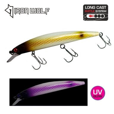 Vobleris Iron Wolf „DOMUS” F 130mm 0.8-2.0m 21.4g Z60