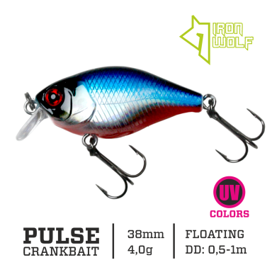 Vobleris Iron Wolf „PULSE” 38mm 0.5-1.0m 4g K12