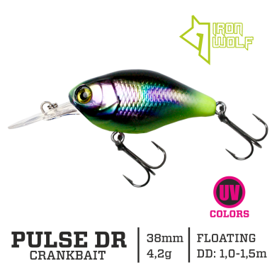 Vobleris Iron Wolf „PULSE DR” 38mm 1.0-1.5m 4.2g ET97 Vobleris Iron Wolf „PULSE DR” 38mm 1.0-1.5m 4.2g ET97