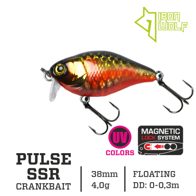 Vobleris Iron Wolf „PULSE SSR” 38mm 0-0.3m 4g KW79