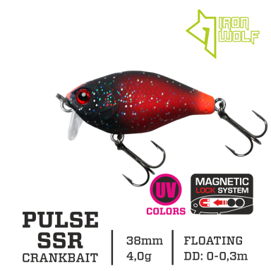 Vobleris Iron Wolf „PULSE SSR” 38mm 0-0.3m 4g MB49