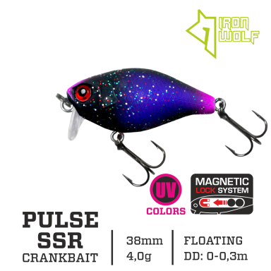 Vobleris Iron Wolf „PULSE SSR” 38mm 0-0.3m 4g MB92