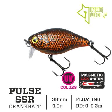 Vobleris Iron Wolf „PULSE SSR” 38mm 0-0.3m 4g U98